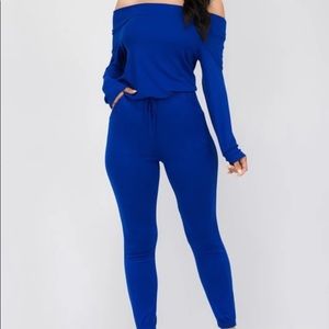 Off Shoulder Jumpsuit